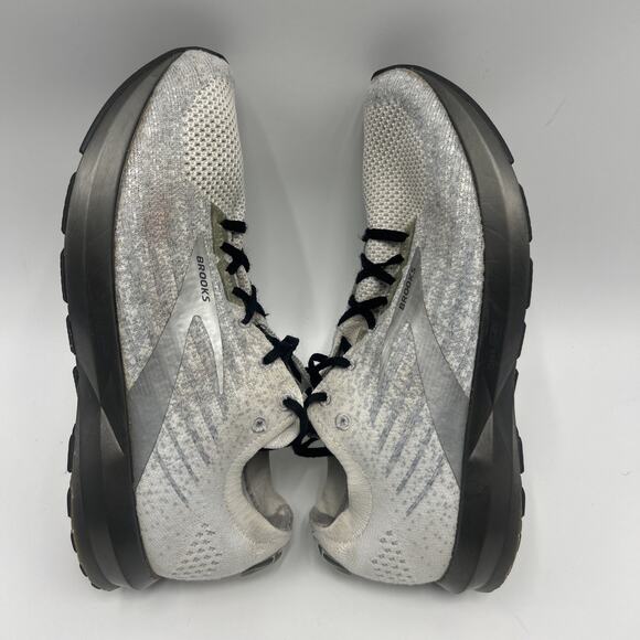 Brooks Levitate 3 Running Shoes White/Silver Men's Size 10 - Picture 5 of 9